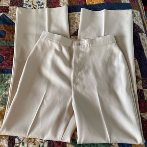 Vintage 1970s levis high waisted stovepipe leg slacks, trousers